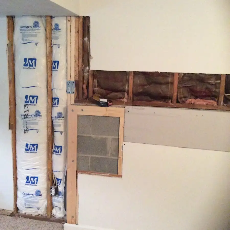 Wall insulation replacement during Odor Removal & Deodorization in Green Bay